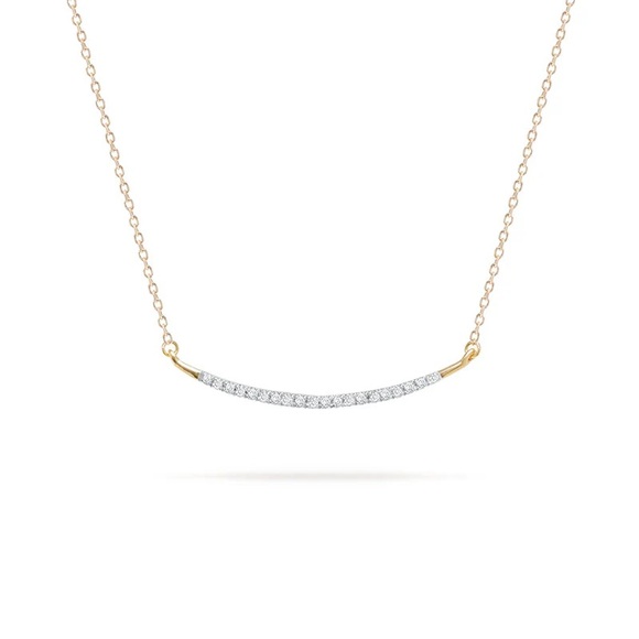Adina Reyter Pave Curve Necklace - Picture 1 of 2